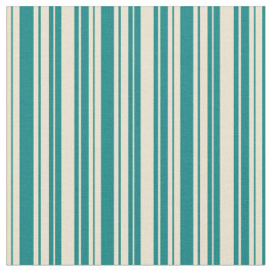 Muster für beige und Aquamarine Streifen Stoff