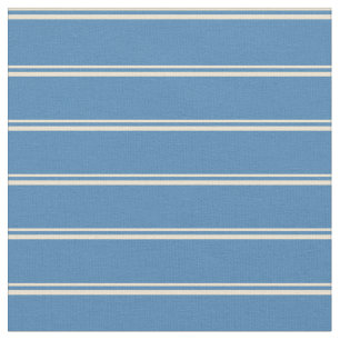 Muster für beige und blaue Linien/Streifen Stoff