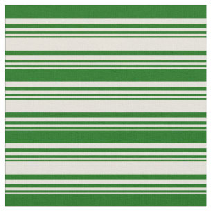 Muster für beige und dunkelgrüne Linien/Streifen Stoff