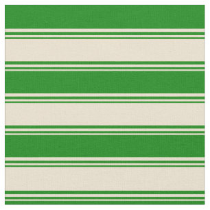 Muster für beige und grüne Linien/Streifen Stoff