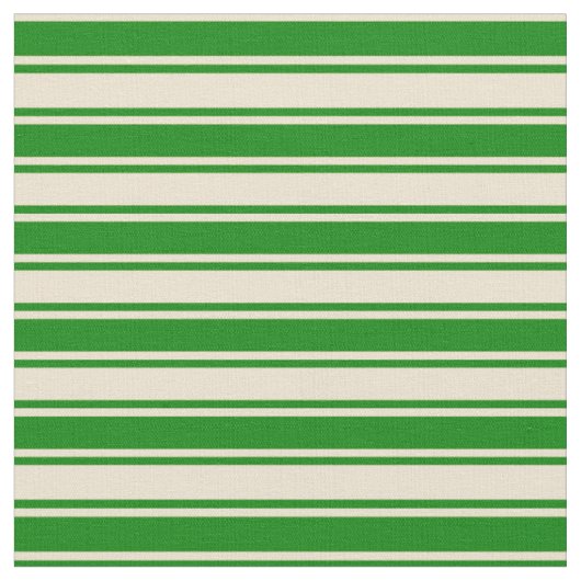 Muster für beige und grüne Streifen Stoff (Nahaufnahme)