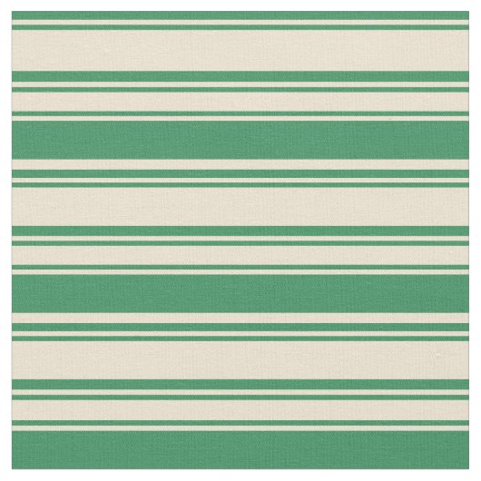 Muster für Beige und Meeresgrün Stoff (Nahaufnahme)