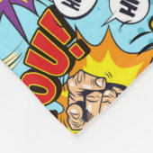 Muster für benutzerdefinierte Comicen Fleecedecke (Ecke)