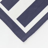 Muster für benutzerdefinierte, eckige Streifen Fleecedecke (Ecke)