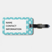 Muster für benutzerdefinierte Farbbandbreite Gepäckanhänger (Rückseite horizontal)