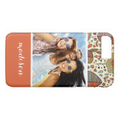 Muster für benutzerdefinierte Foto- und NamensSumm Case-Mate iPhone Hülle (Rückseite (Horizontal))