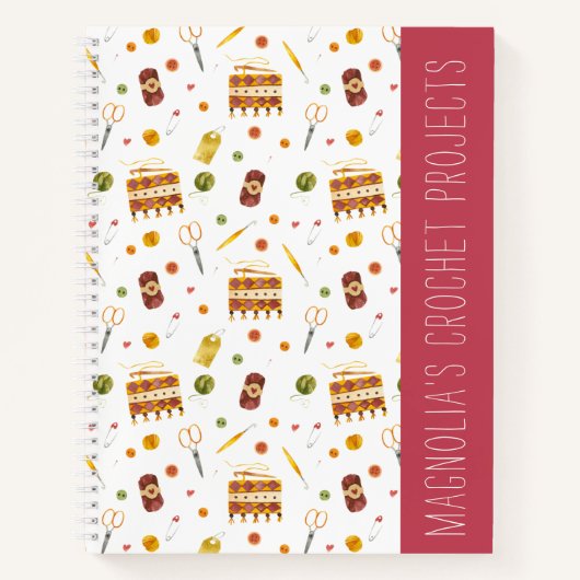 Muster für benutzerdefinierte Kegelgarnhaken Notizblock (Vorderseite)