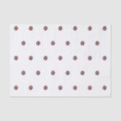 Muster für benutzerdefinierte Logos Weiße Werbung Seidenpapier (Vorderseite)