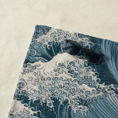 Muster für benutzerdefinierte Monogramm-Waves Strandtuch (Beispiel)