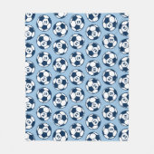 Muster für benutzerdefinierte Navy und Light Blue  Fleecedecke (Vorderseite)