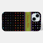 Muster für benutzerdefinierte Polka-Dots Case-Mate iPhone Hülle (Rückseite (Horizontal))