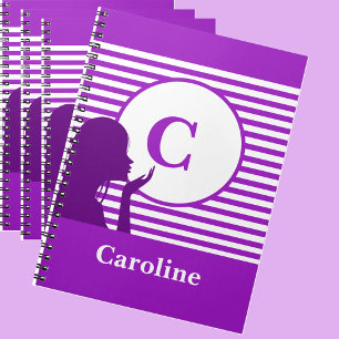 Muster für benutzerdefinierte Streifen   Modern mo Notizblock