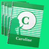 Muster für benutzerdefinierte Streifen | Modern mo Notizblock