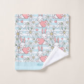 Muster für benutzerdefinierte Text-Liebe Badhandtuch Set (Waschlappen)