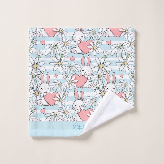 Muster für benutzerdefinierte Text-Liebe Badhandtuch Set (Waschlappen)