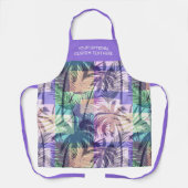 Muster für benutzerdefinierte Textpalmen Schürze (Vorderseite)