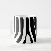 Muster für benutzerdefinierte Zebra-Druckstreifen Kaffeetasse (Vorderseite Links)