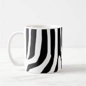 Muster für benutzerdefinierte Zebra-Druckstreifen Kaffeetasse (Links)