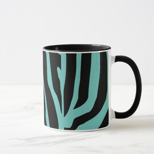 Muster für benutzerdefinierte Zebra-Druckstreifen Tasse (Rechts)