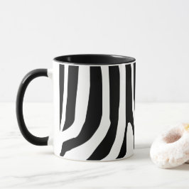 Muster für benutzerdefinierte Zebra-Druckstreifen Tasse