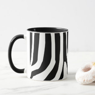 Muster für benutzerdefinierte Zebra-Druckstreifen Tasse
