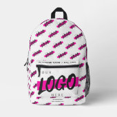 Muster für benutzerdefiniertes Firmenlogo Bedruckter Rucksack (Vorderseite)