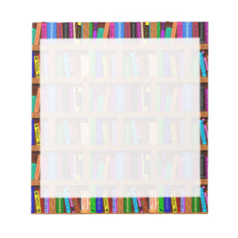 Muster für Bibliotheksbücher für Leser Notizblock