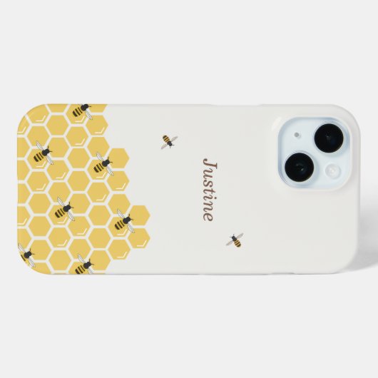 Muster für Bienen und Honeycomb Case-Mate iPhone Hülle (Rückseite (Horizontal))