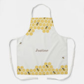 Muster für Bienen und Honeycomb Schürze (Vorderseite)