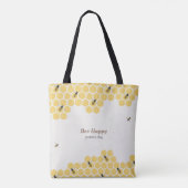 Muster für Bienen und Honeycomb Tasche (Rückseite)