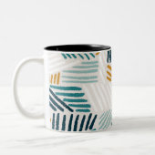 Muster für Bio Abstrakte Elemente Zweifarbige Tasse (Links)