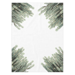 Muster für blassgrüne Pflanze Tischdecke