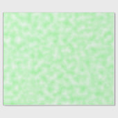 Muster für blassgrüne und weiße Abstrakte Wolken Geschenkpapier (Flach)