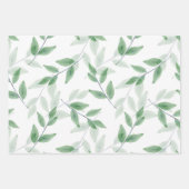 Muster für Blätter in Wasserfarben (Vorderseite)