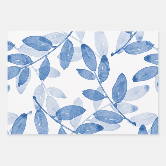 Muster für Blätter mit blauem Lagen (Vorderseite 2)