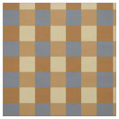 Muster für Blau, Tan und Orange Gingham Karo Stoff (Muster)