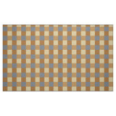 Muster für Blau, Tan und Orange Gingham Karo Stoff (Fat Quarter (45,7 x 55,9 cm))