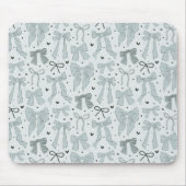 Muster für blaue Bögen Mousepad (Vorne)