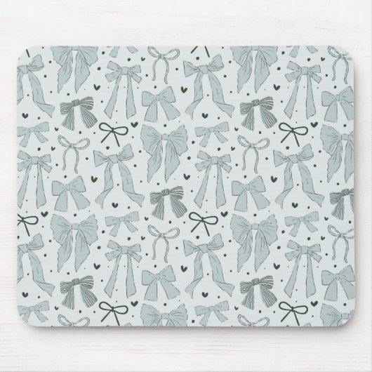 Muster für blaue Bögen Mousepad (Vorne)