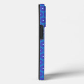 Muster für blaue Festplatten auf einem Case-Mate iPhone Hülle (Rückseite / Rechts)