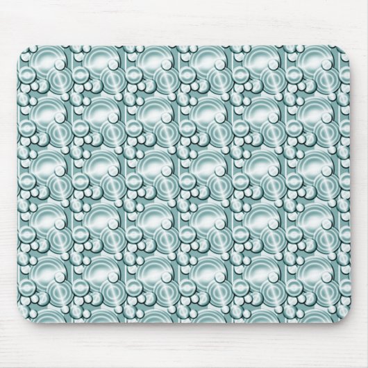 Muster für blaue Kreise Mousepad (Vorne)