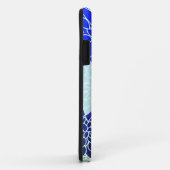 Muster für blaue Lila grüne Blume Case-Mate iPhone Hülle (Hinten/Rechts)