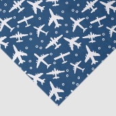 Muster für blaue Luftfahrt Seidenpapier (Ausschnitt)