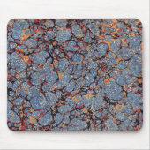 Muster für blaue Marmorpapiere Mousepad (Vorne)