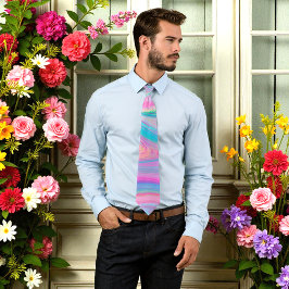 Muster für blaue Pastell-Wirbel Krawatte