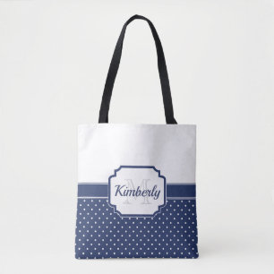 Muster für blaue Punkte Tasche