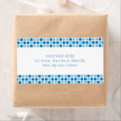 Muster für blaue Quadrate (Insitu)