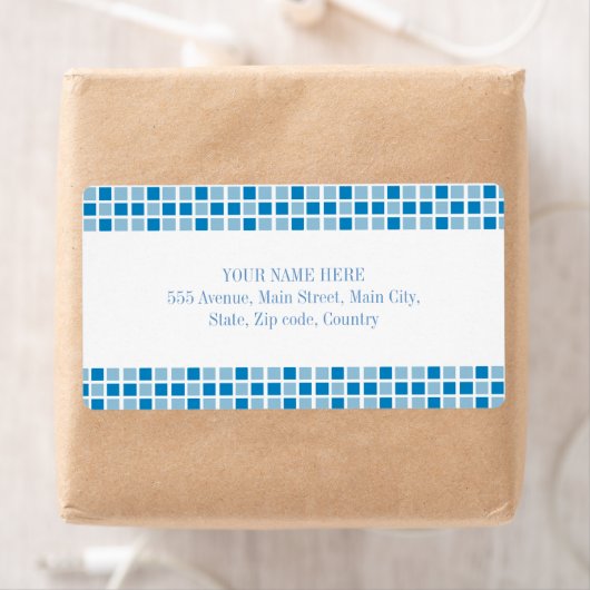 Muster für blaue Quadrate (Insitu)