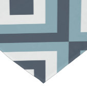 Muster für blaue Quadrate Kurzer Tischläufer (Ecke)