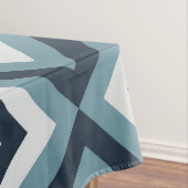 Muster für blaue Quadrate Tischdecke (Beispiel)